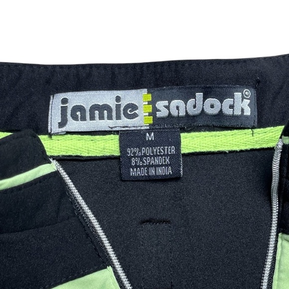 Jamie Sadock Gray Ombre 1/4 Zip Artsy Sleeveless Golf Polo Shirt Tank Top Size M - Picture 4 of 6